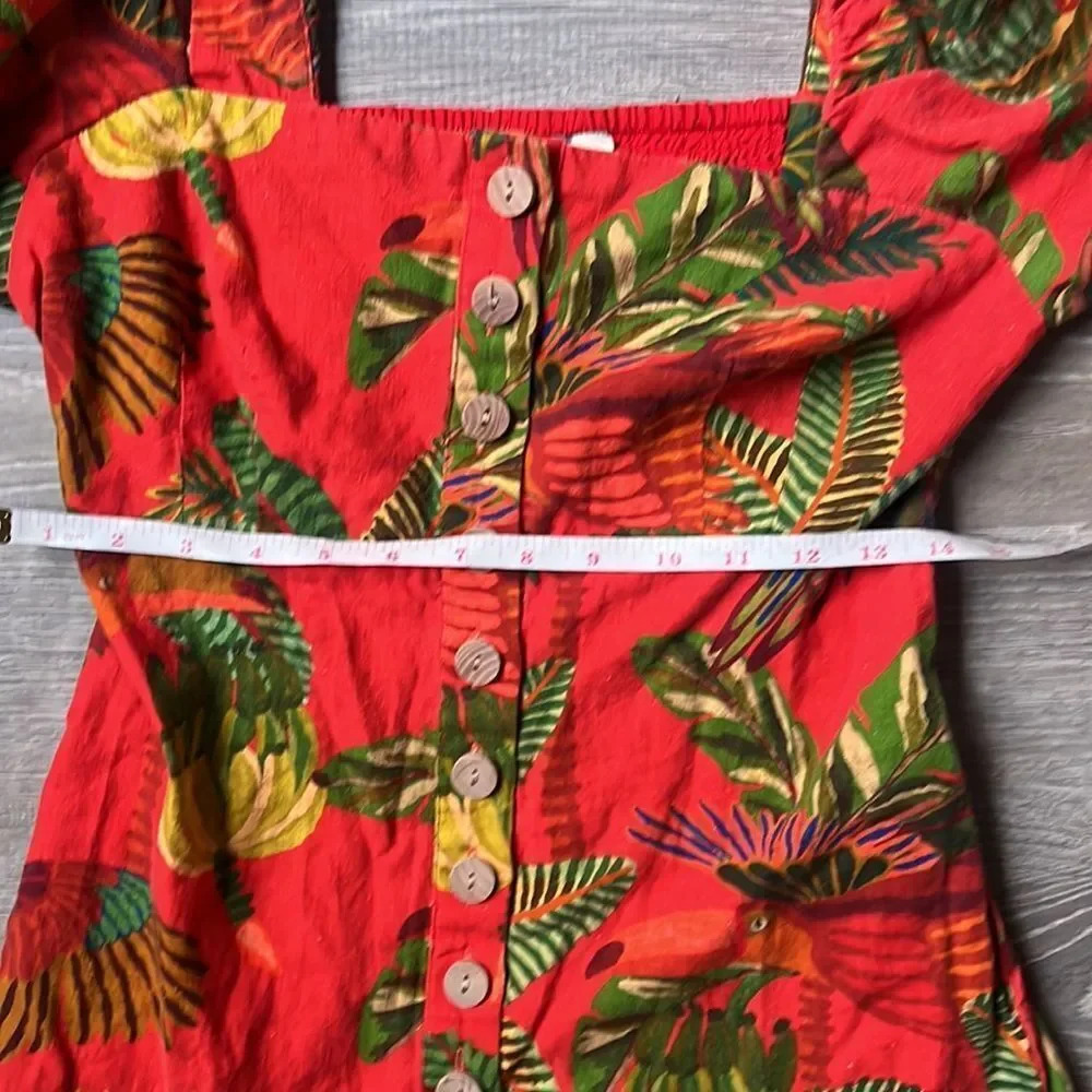 FARM Rio Red Forest Birds Romper - Picture 12 of 14